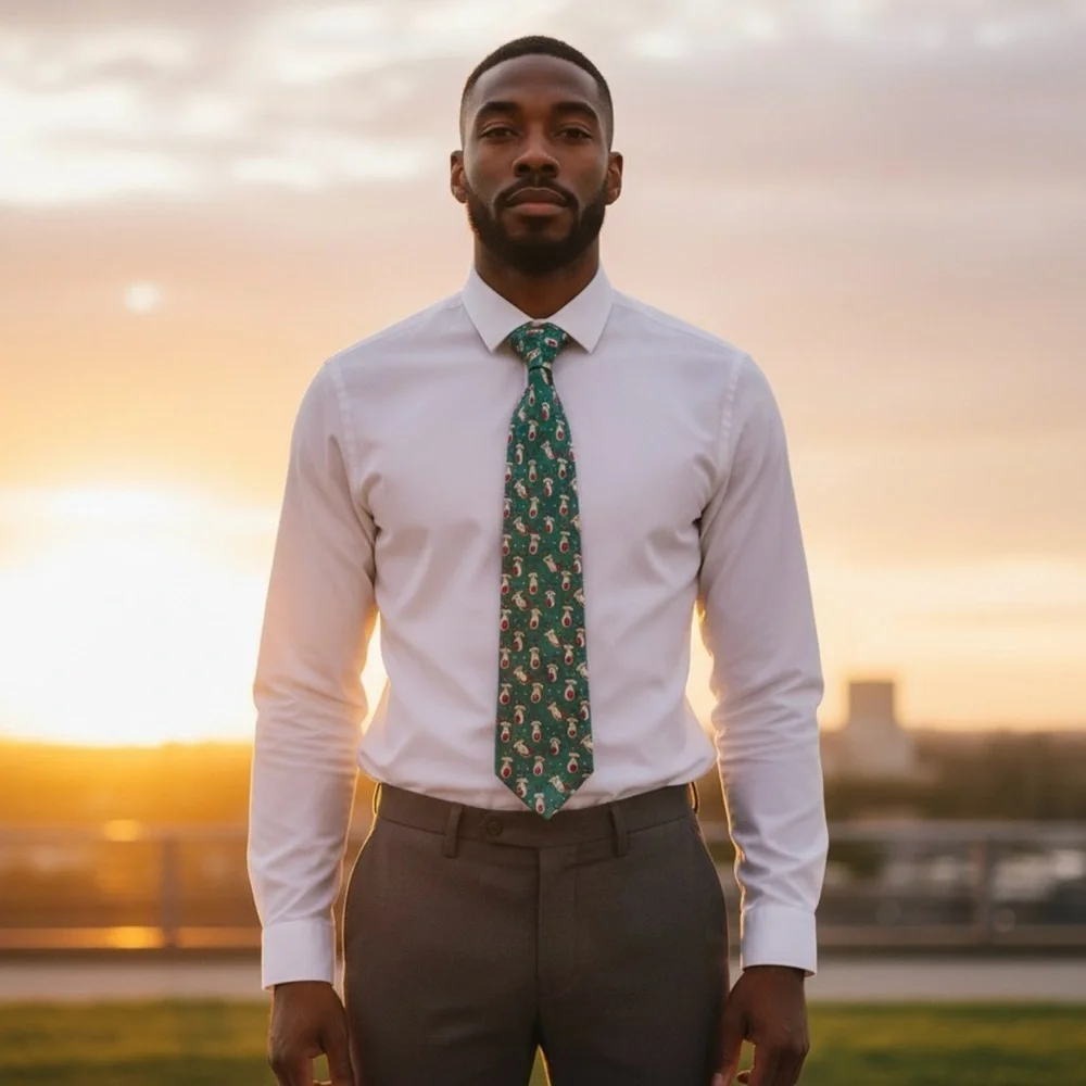 Men’s Rudolph Christmas tie